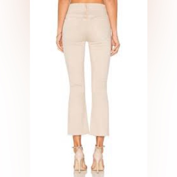 Mother Inside Crop Fray Blow by Blow khaki jeans - Picture 3 of 7